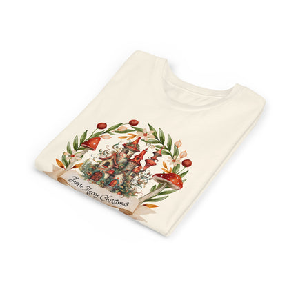 Kids' Fearie Merry Christmas Tee: Lightweight & Soft Short Sleeve Shirt with Custom Design
