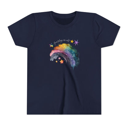 Valid Feelings Rainbow Empowering Youth Short Sleeve Tee