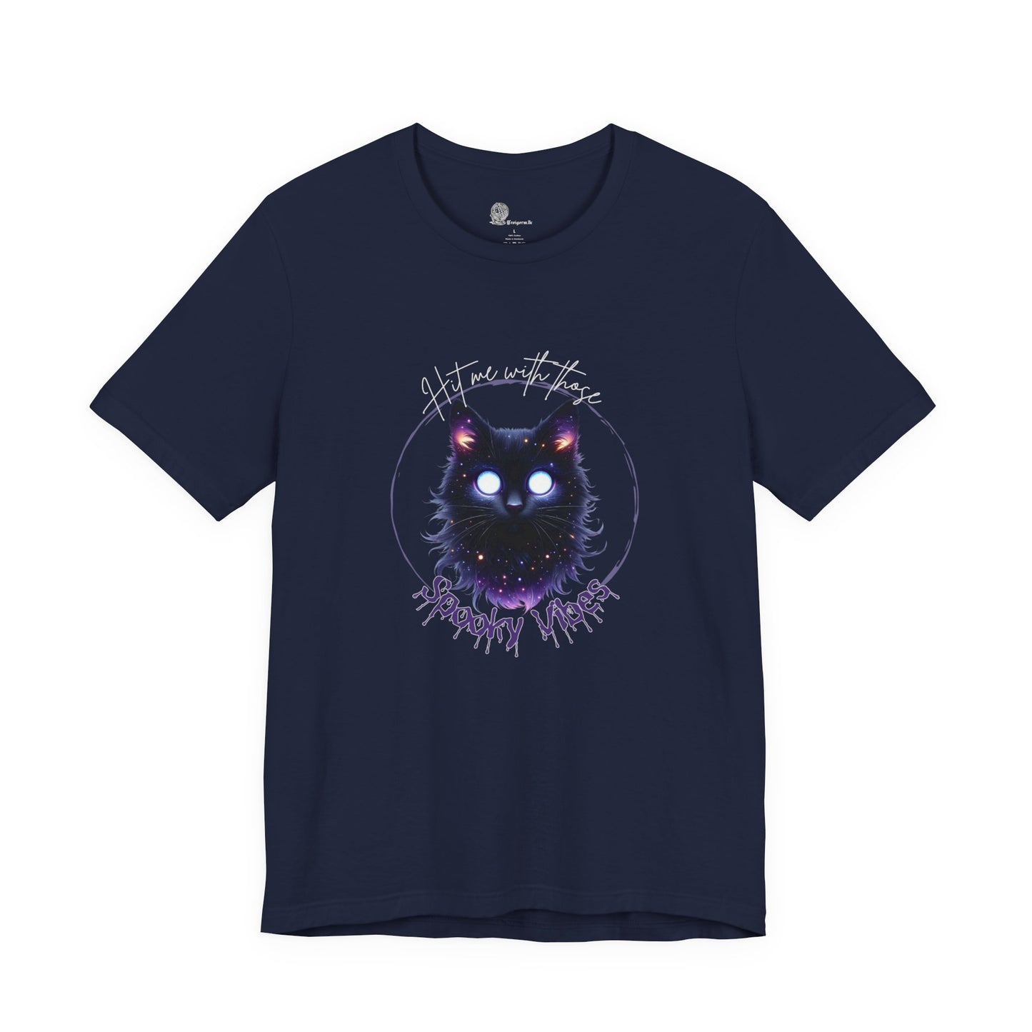 Galaxy Wolf Tee | Cosmic Wolf Face T-shirt, Night Sky Nebula Design