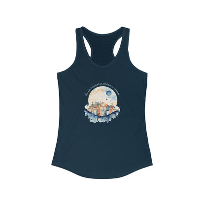 Eco-Friendly Women's Racerback Tank - Save the Earth and Celebrate Earth Day!