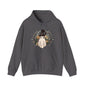 Stay Warm in Style with the Retro Ghost Unisex Heavy Blend™ Hooded Sweatshirt