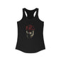 Unleash Your Voice: Ideal Racerback Tank for Women - Skull Print