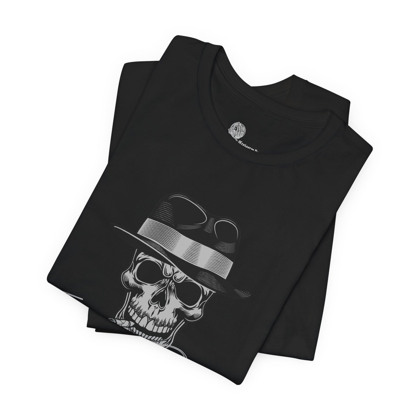 Skull with Fedora 'Everyone's Dad' Tee | Graphic Black T-Shirt