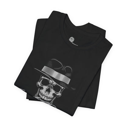 Skull with Fedora 'Everyone's Dad' Tee | Graphic Black T-Shirt
