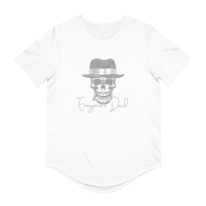 Men's Tee - Father's Day Mobster Skull in Top Hat Design
