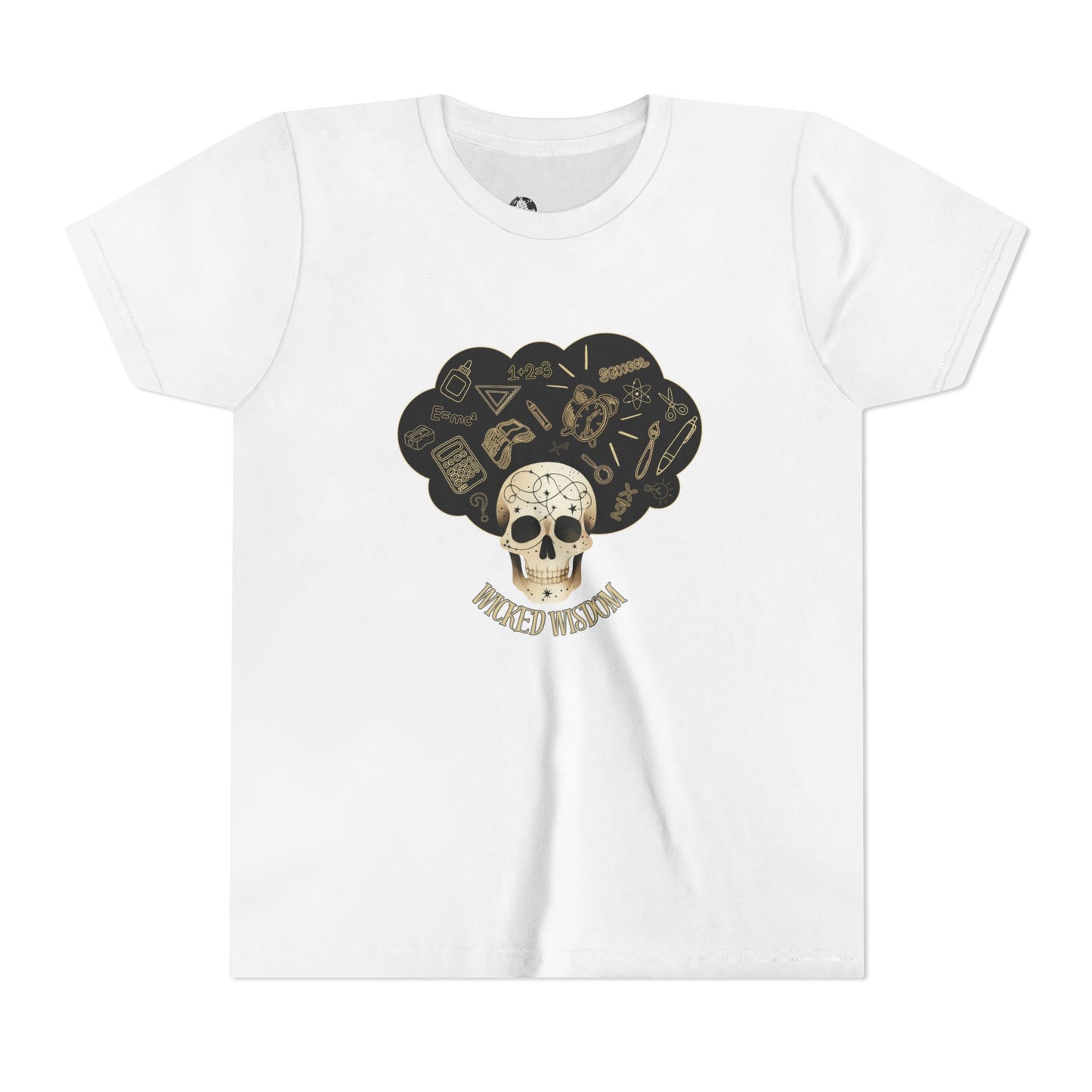 Skull with Potion Cloud Youth Tee | Witchy Magic, Alchemy Icons