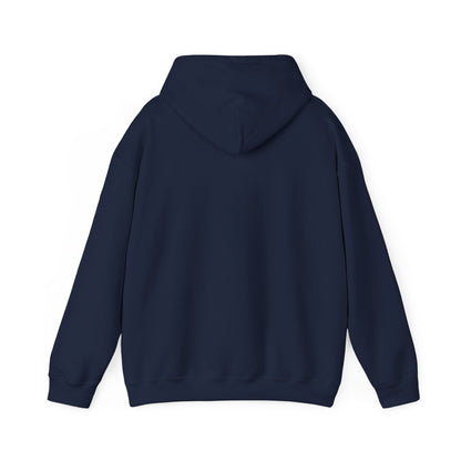 Stay Cozy this Winter with our Retro Ghost Unisex Heavy Blend Hooded Sweatshirt - Plush, Soft, and Warm with Holiday Spirit